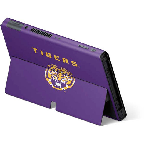 Louisiana State University - LSU Tigers Purple Nintendo Switch OLED (2021) Skin